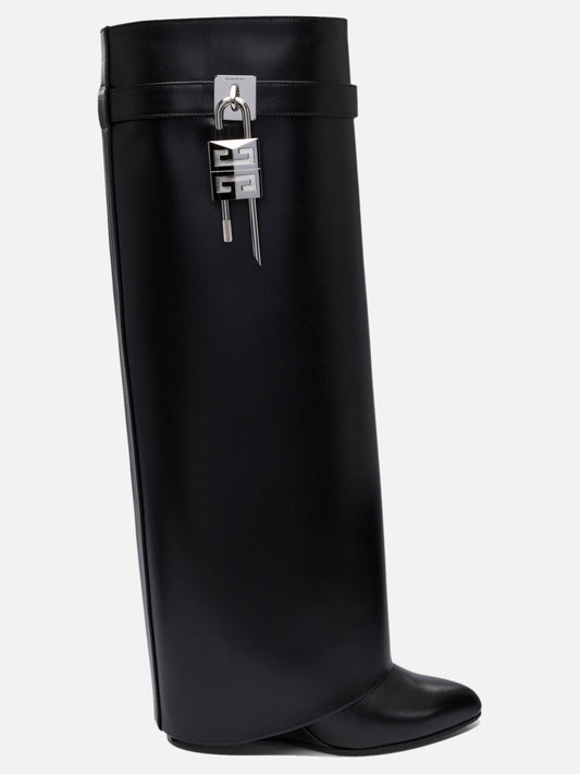 Knee-high 100% leather - 100% leather  Black - Givenchy Women | PLP | VIETTI Online Store 
