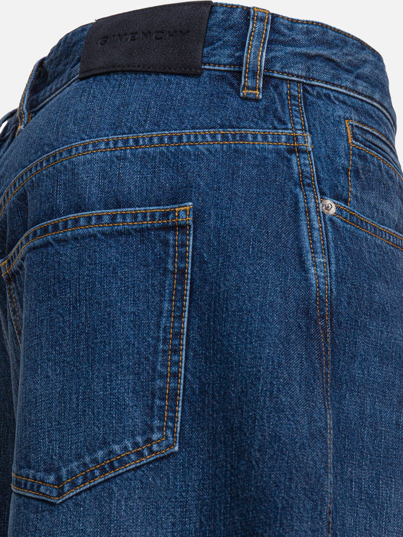 Wide-leg jeans Solid colour  Blue - Givenchy Men | PDP | VIETTI Online Store | Zoom-Modal_4
