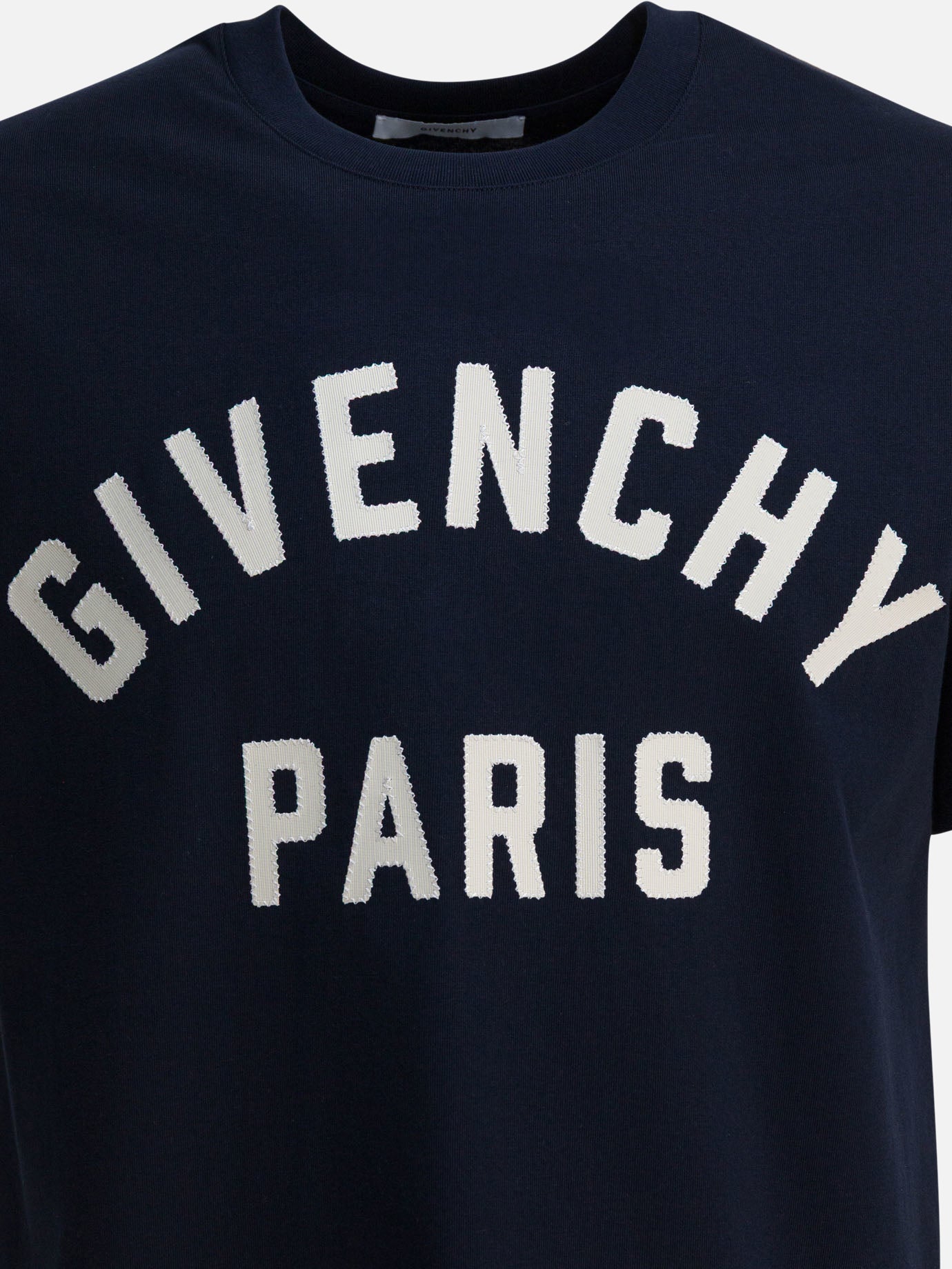 Crewneck t-shirts Logo  Blue - Givenchy Men | PDP | VIETTI Online Store | thumbnail_3
