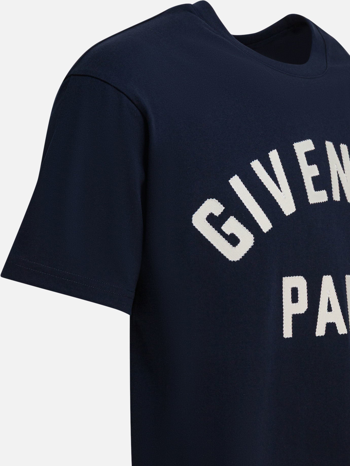 Crewneck t-shirts Logo  Blue - Givenchy Men | PDP | VIETTI Online Store | thumbnail_4