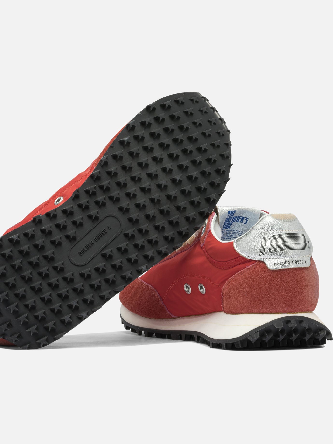 Low top sneakers 41% cow leather 18% polyamide 5% polyurethane 2% goat leather - 100% rubber  Red - Golden Goose Men | PDP | VIETTI Online Store | thumbnail_5