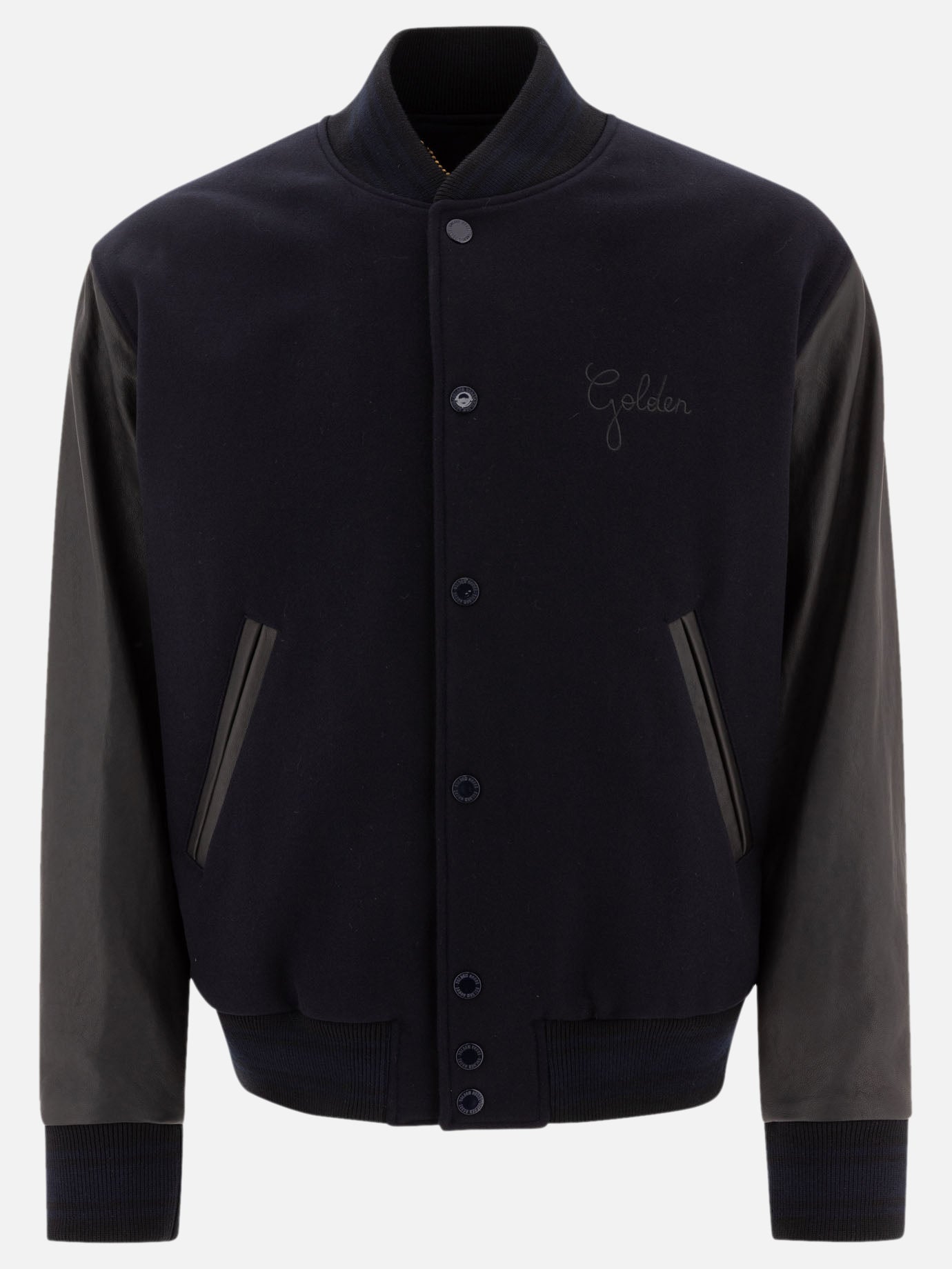 Bomber jackets Solid colour  Blue - Golden Goose Men | PDP | VIETTI Online Store | Zoom-Modal

