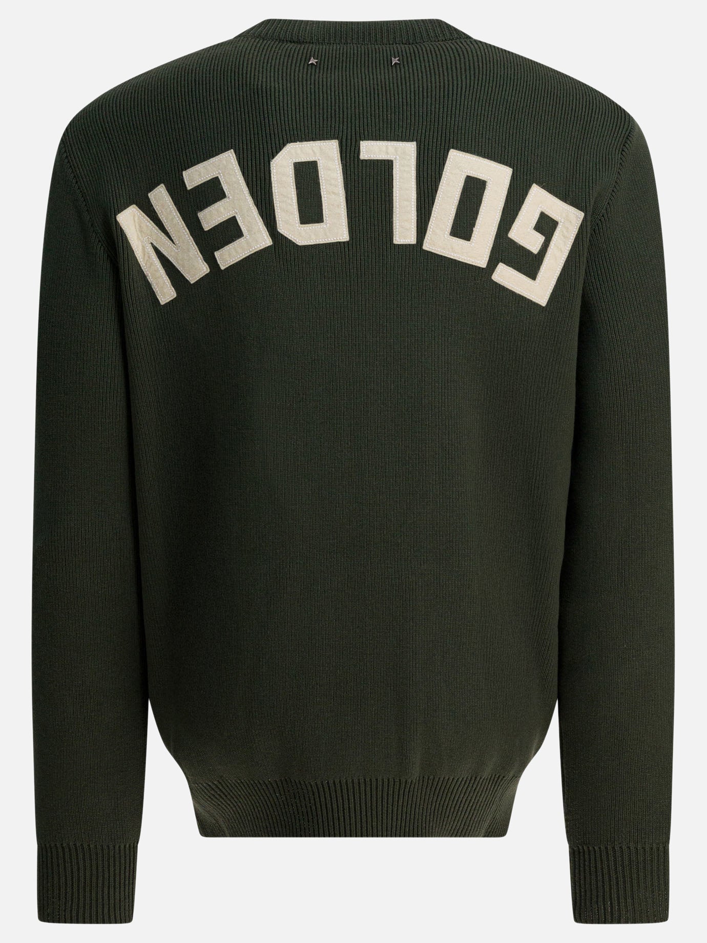 Crewneck sweaters Logo  Green - Golden Goose Men | PDP | VIETTI Online Store | Zoom-Modal_2
