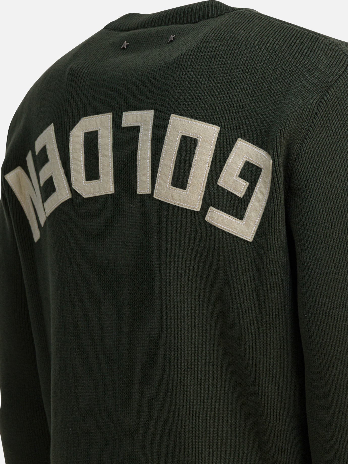 Crewneck sweaters Logo  Green - Golden Goose Men | PDP | VIETTI Online Store | thumbnail_4