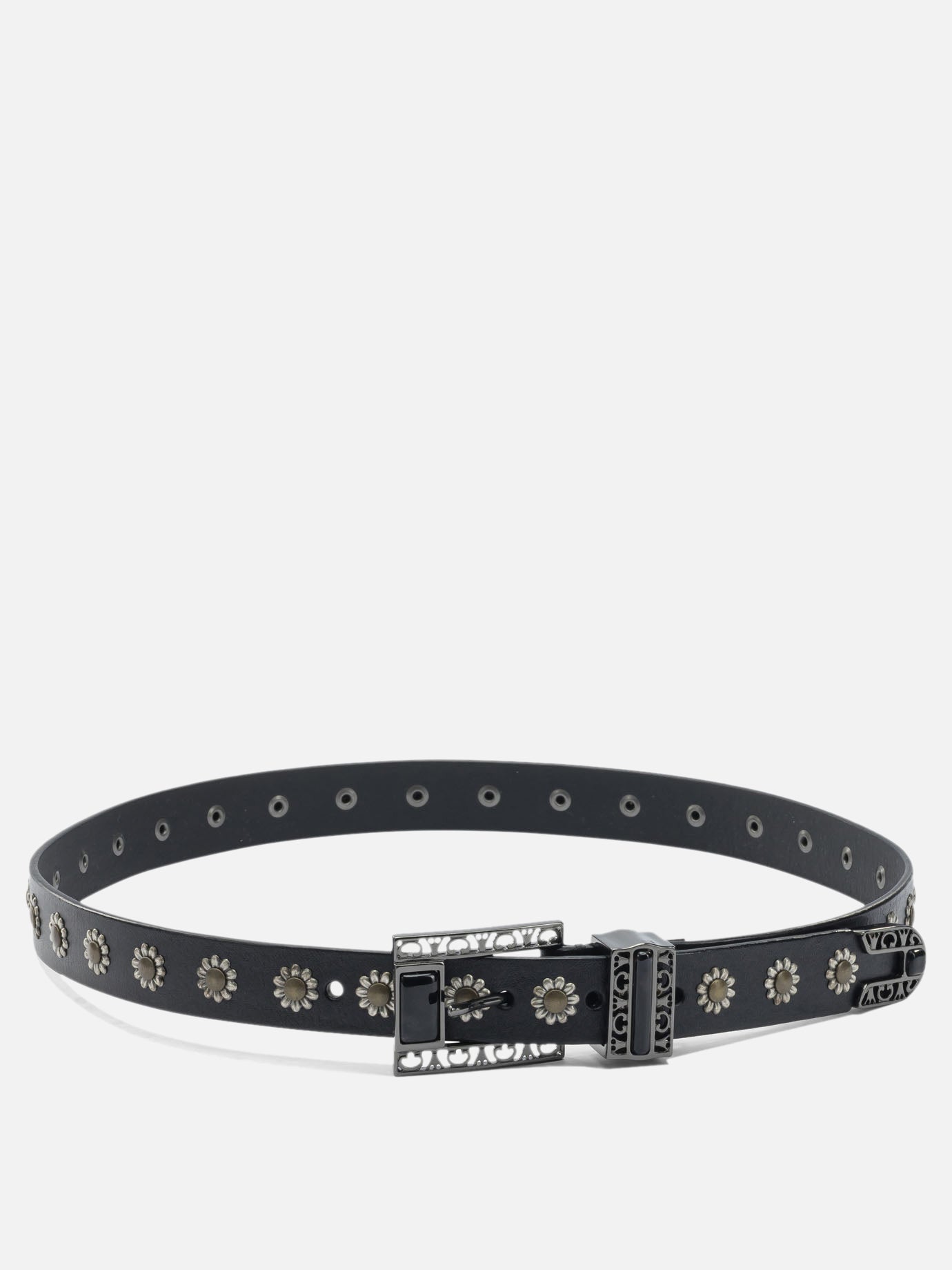 Leather belts Solid colour  Black - Golden Goose Women | PDP | VIETTI Online Store | Zoom-Modal
