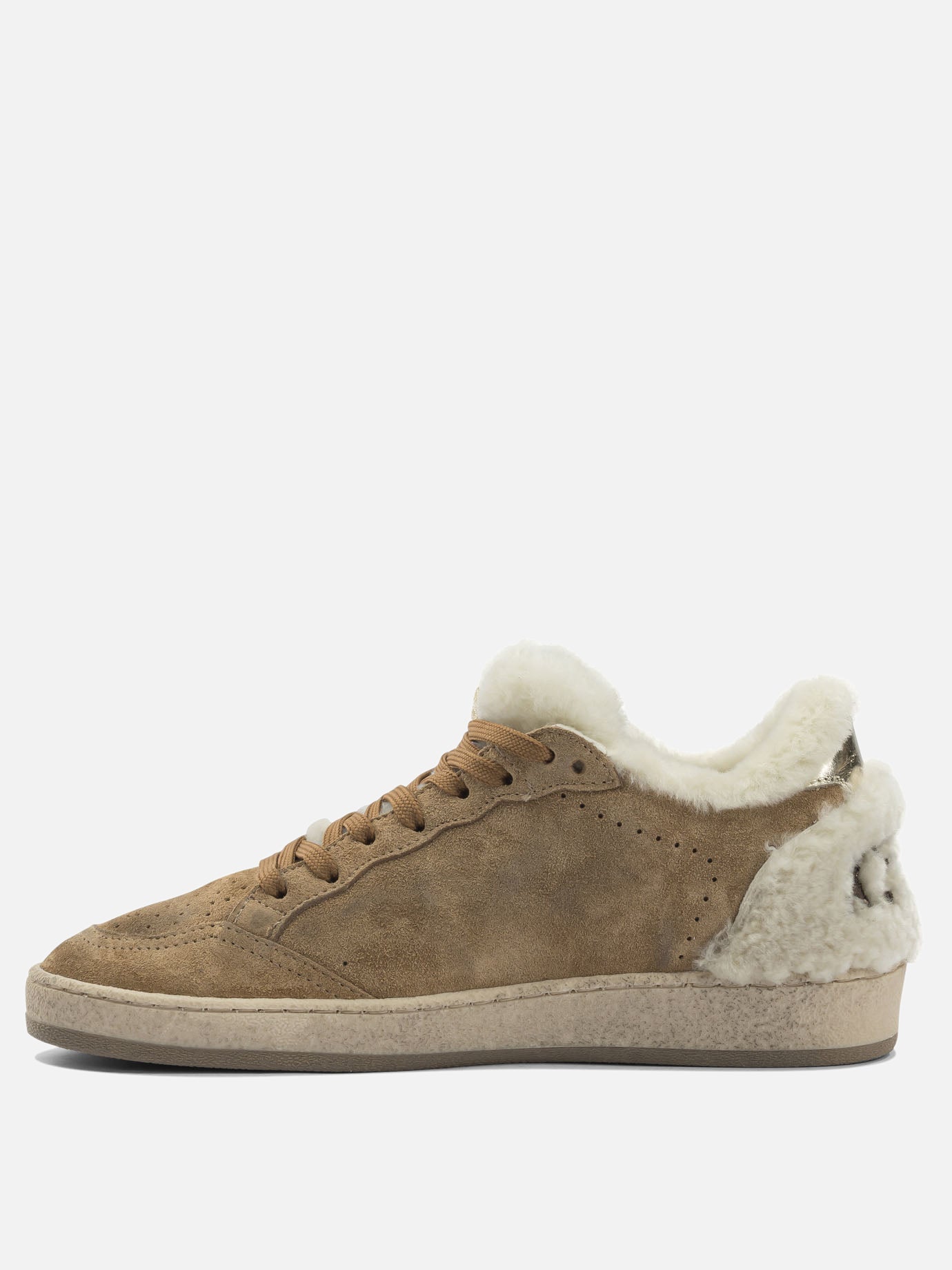 Low top sneakers 72% cow leather 24% ovine leather 3% polyethylene 1% cotton - 100% rubber  Beige - Golden Goose Women | PDP | VIETTI Online Store | Zoom-Modal_3

