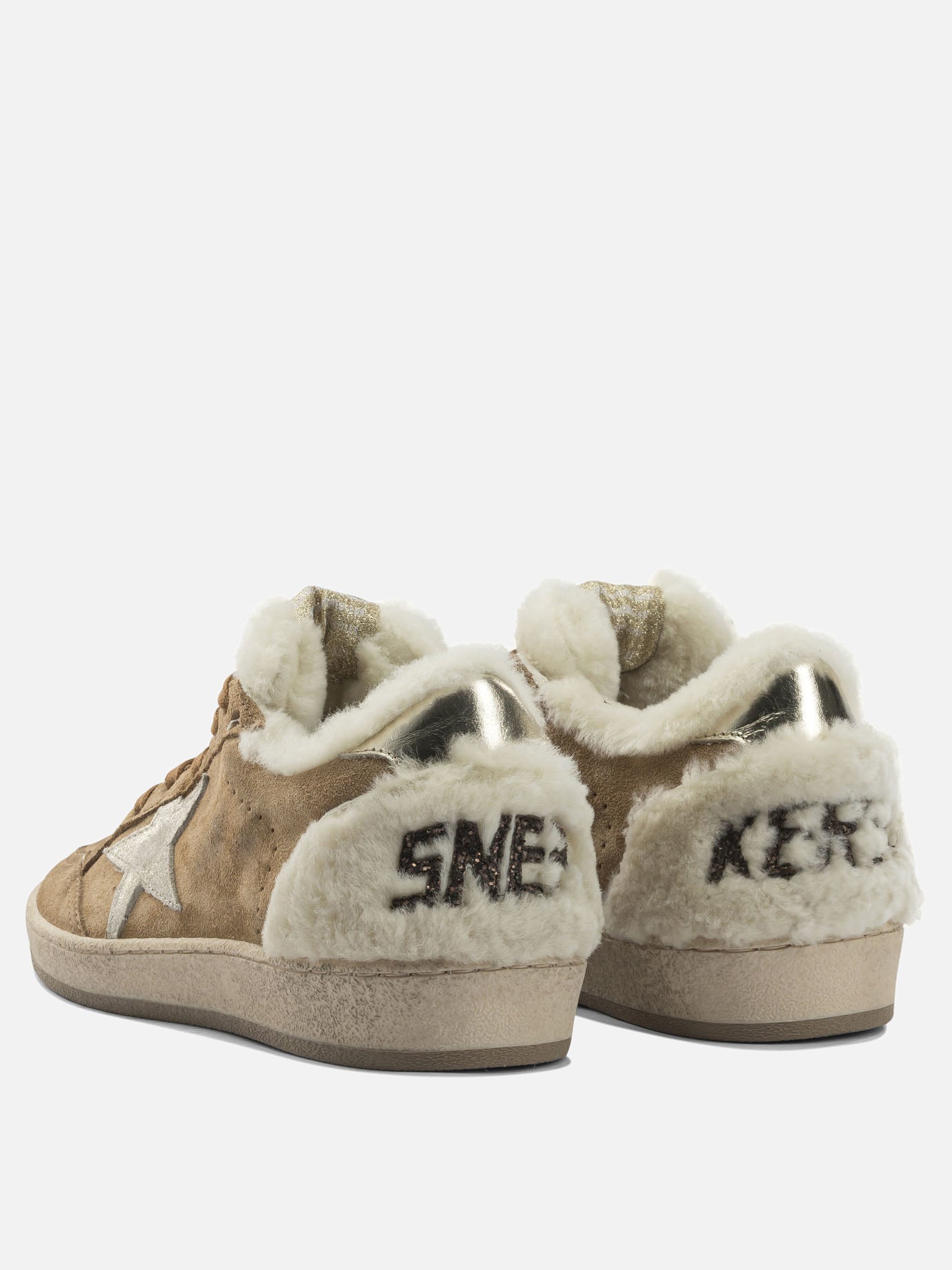 Low top sneakers 72% cow leather 24% ovine leather 3% polyethylene 1% cotton - 100% rubber  Beige - Golden Goose Women | PDP | VIETTI Online Store | Zoom-Modal_4
