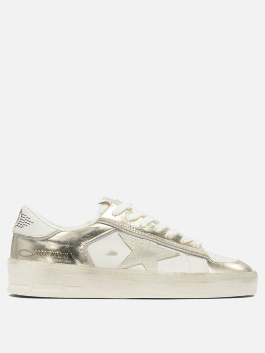 Low top sneakers 82% cow leather 10% polyamide 5% polyurethane 3% polyester - 100% rubber  Silver - Golden Goose Women | PLP | VIETTI Online Store 
