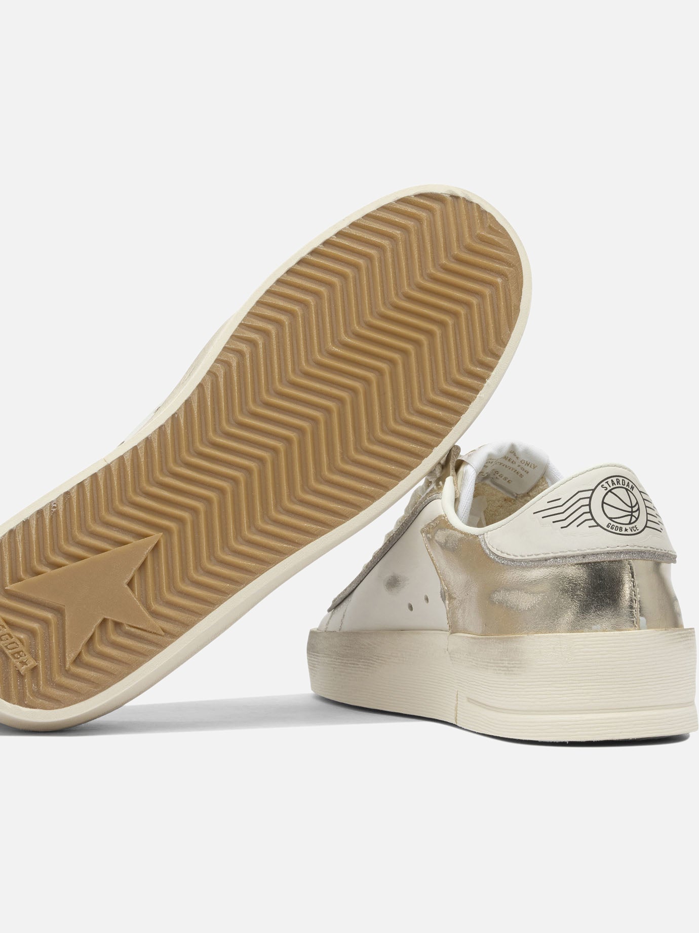 Low top sneakers 82% cow leather 10% polyamide 5% polyurethane 3% polyester - 100% rubber  Silver - Golden Goose Women | PDP | VIETTI Online Store | thumbnail_5
