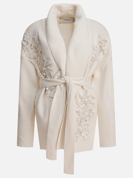 Cardigans Embroidered  White - Golden Goose Women | PLP | VIETTI Online Store 
