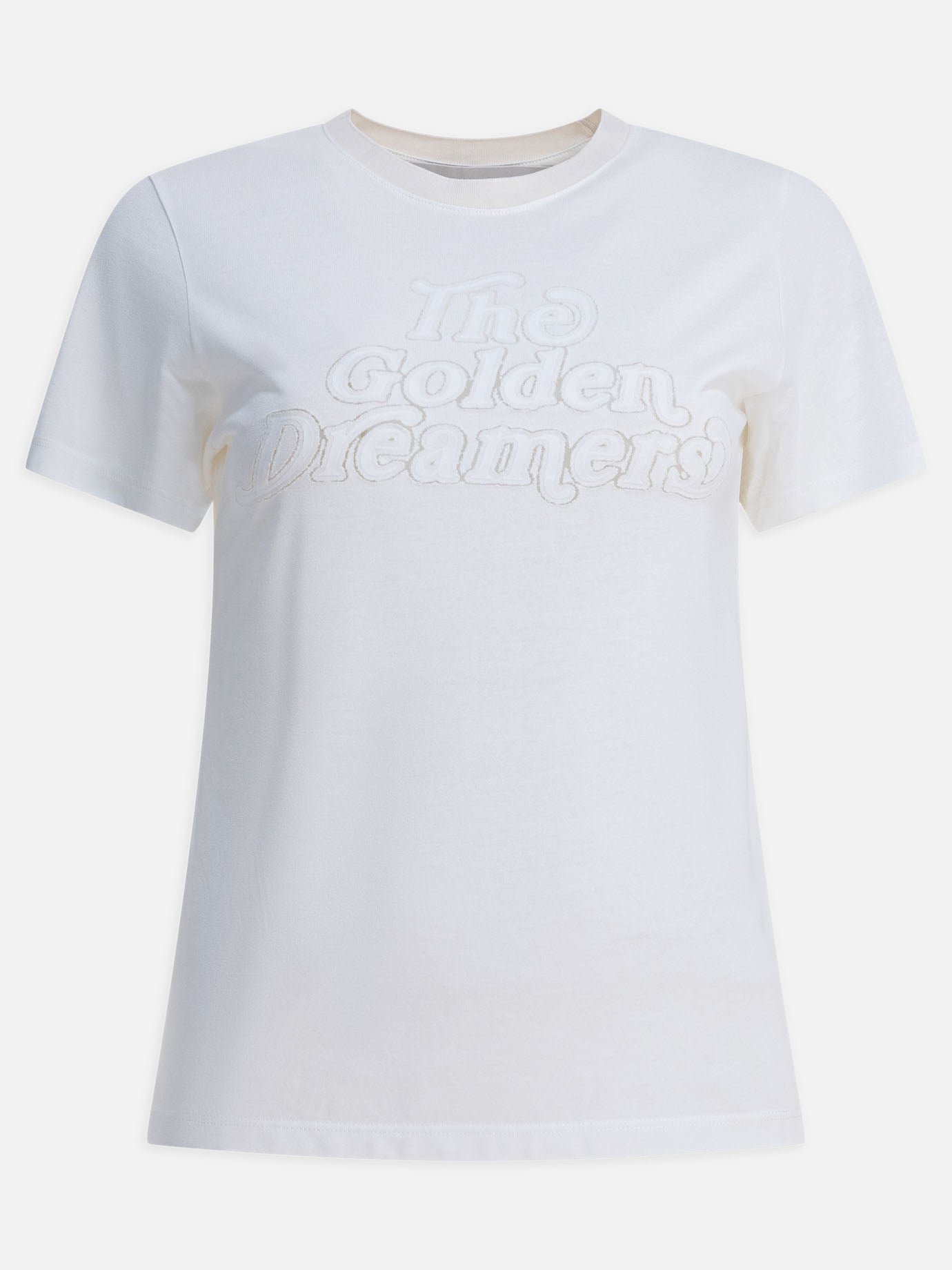 Crewneck t-shirts Print  White - Golden Goose Women | PDP | VIETTI Online Store | thumbnail