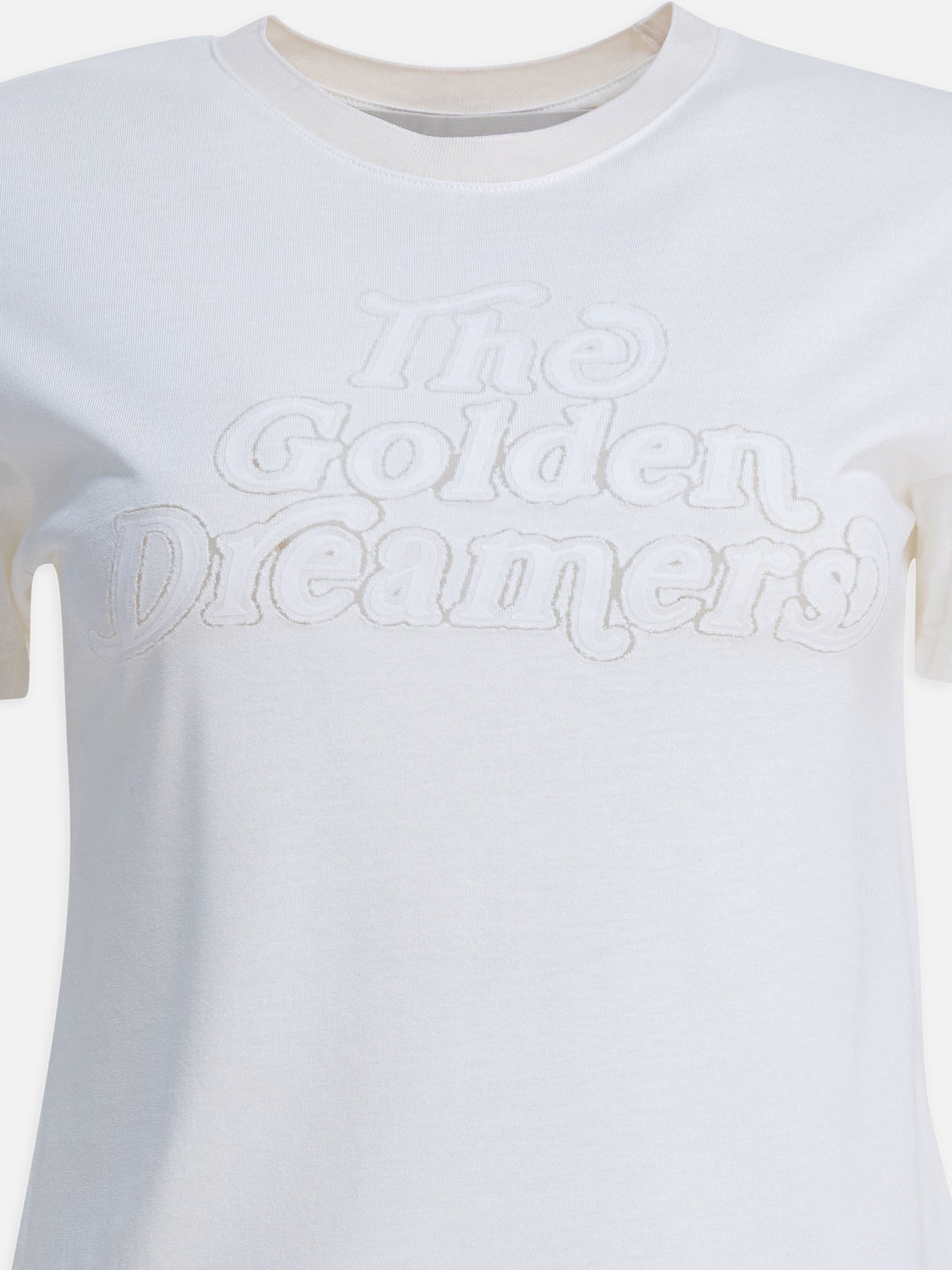 Crewneck t-shirts Print  White - Golden Goose Women | PDP | VIETTI Online Store | thumbnail_3