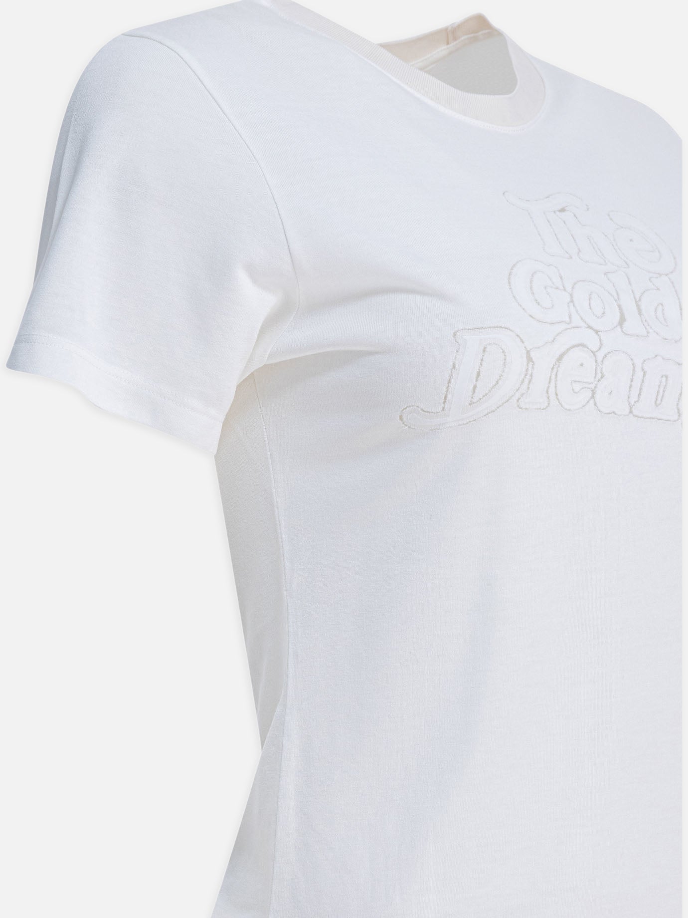 Crewneck t-shirts Print  White - Golden Goose Women | PDP | VIETTI Online Store | thumbnail_4