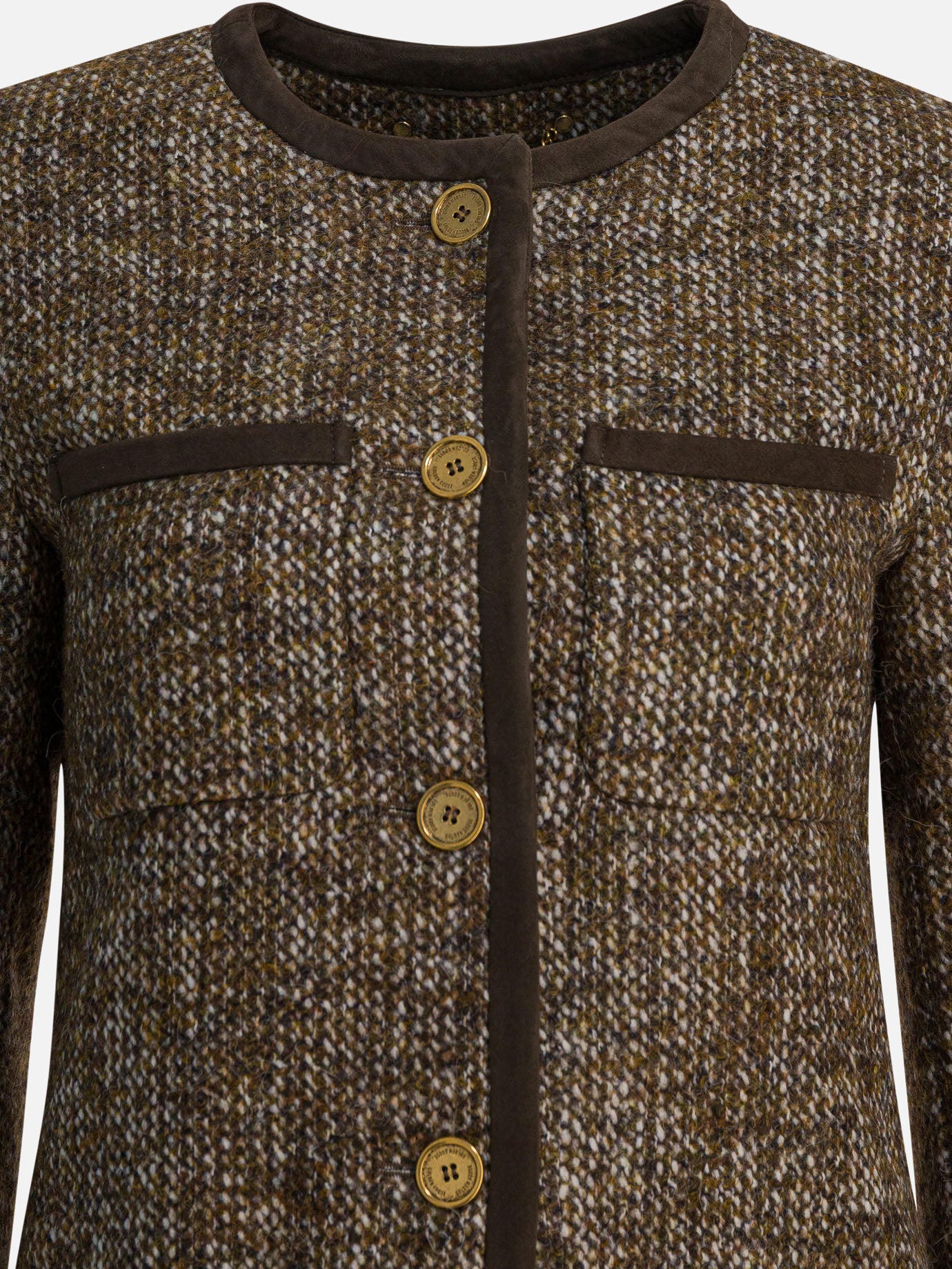 Blazers Tweed  Brown - Golden Goose Women | PDP | VIETTI Online Store | thumbnail_3