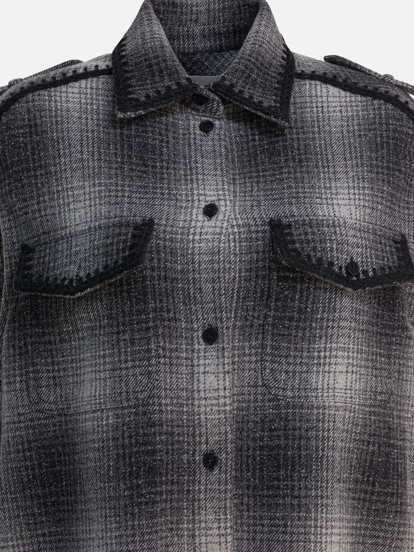 Mini dresses Check  Grey - Golden Goose Women | PDP | VIETTI Online Store | Zoom-Modal_3
