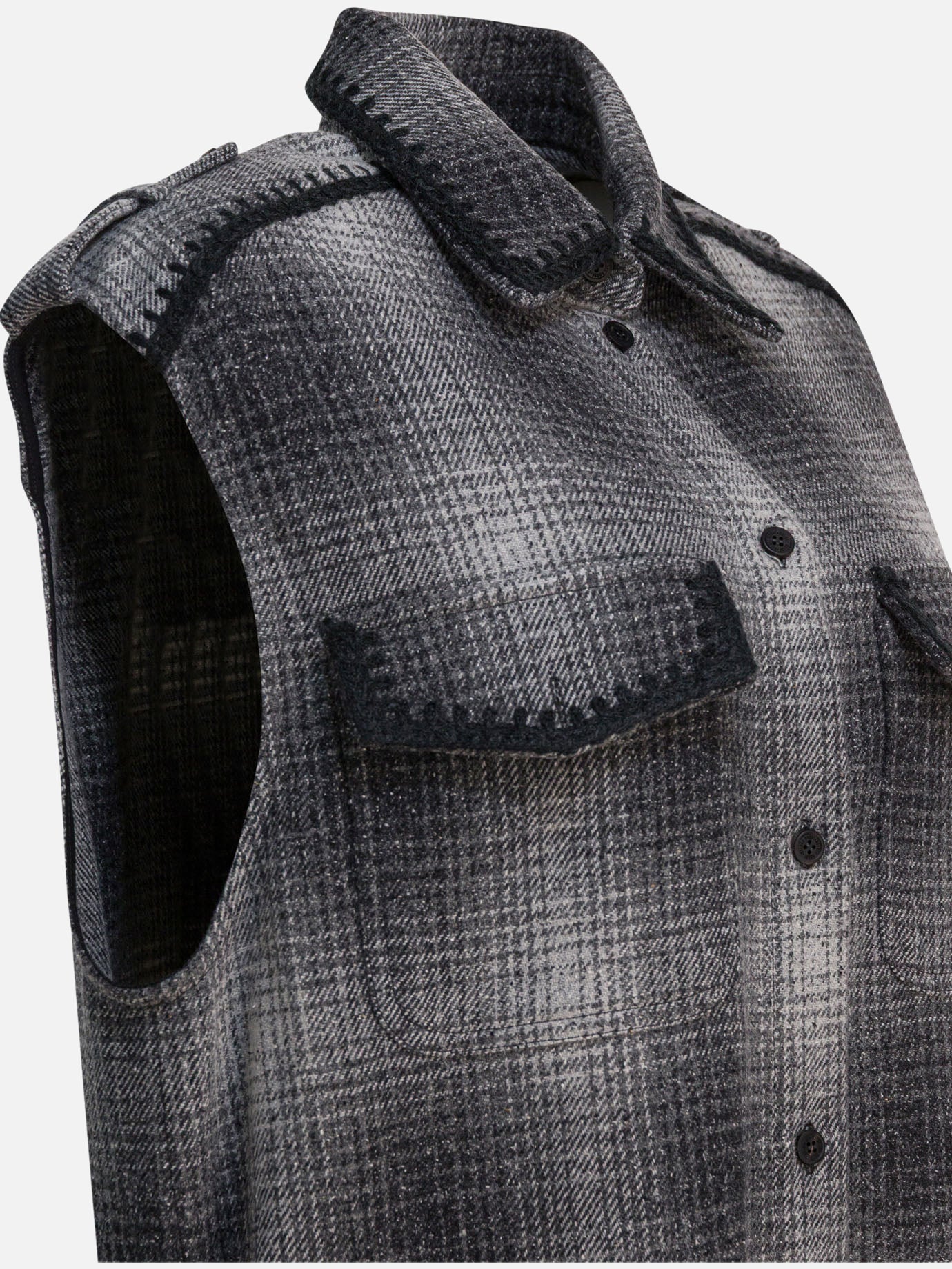 Mini dresses Check  Grey - Golden Goose Women | PDP | VIETTI Online Store | Zoom-Modal_4
