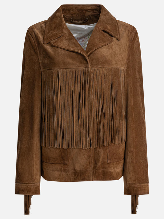 Leather jackets Solid colour  Brown - Golden Goose Women | PLP | VIETTI Online Store 
