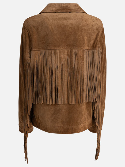 Leather jackets Solid colour  Brown - Golden Goose Women | PLP | VIETTI Online Store | 2
