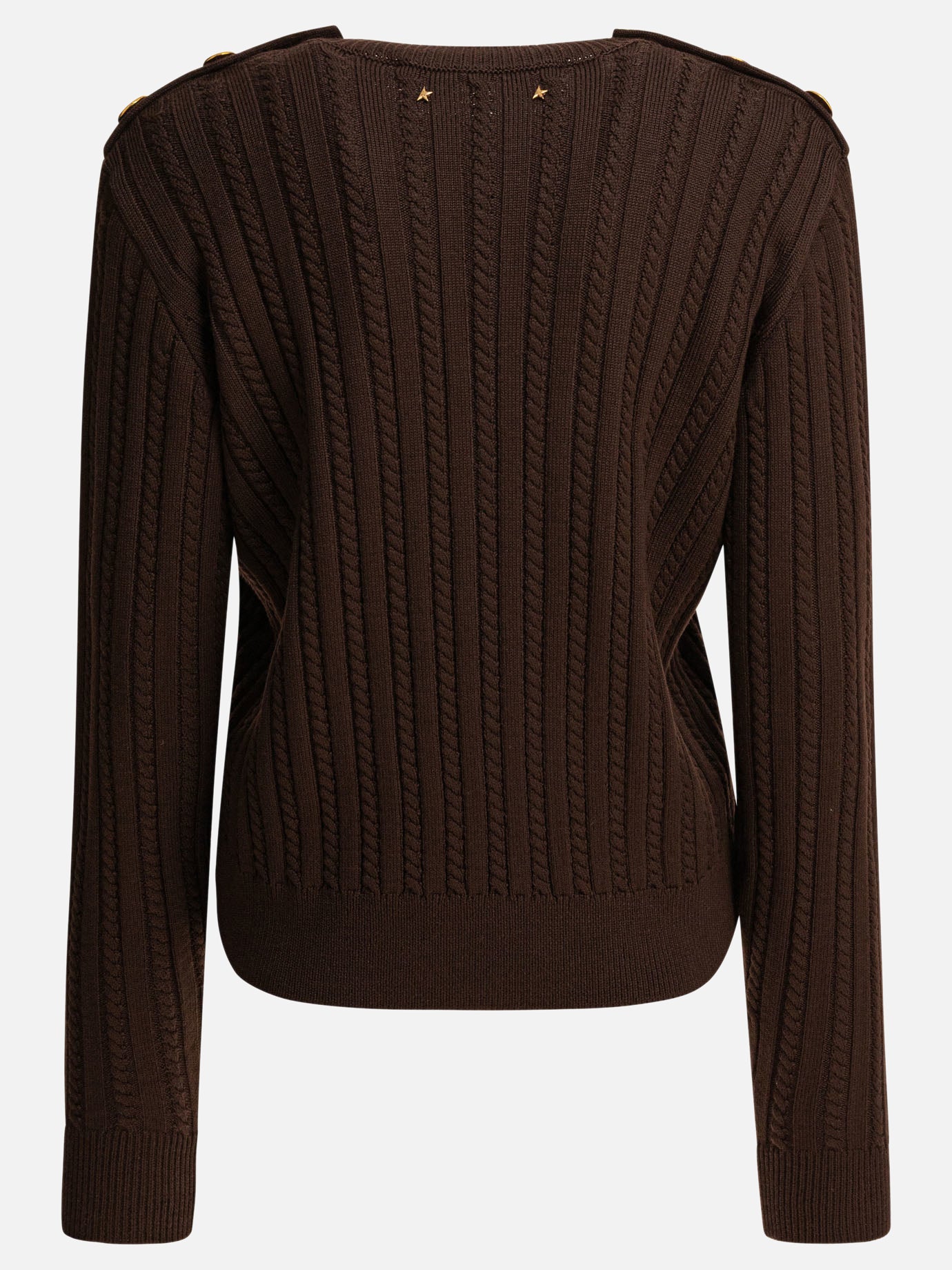 Crewneck sweaters Solid colour  Brown - Golden Goose Women | PDP | VIETTI Online Store | Zoom-Modal_2

