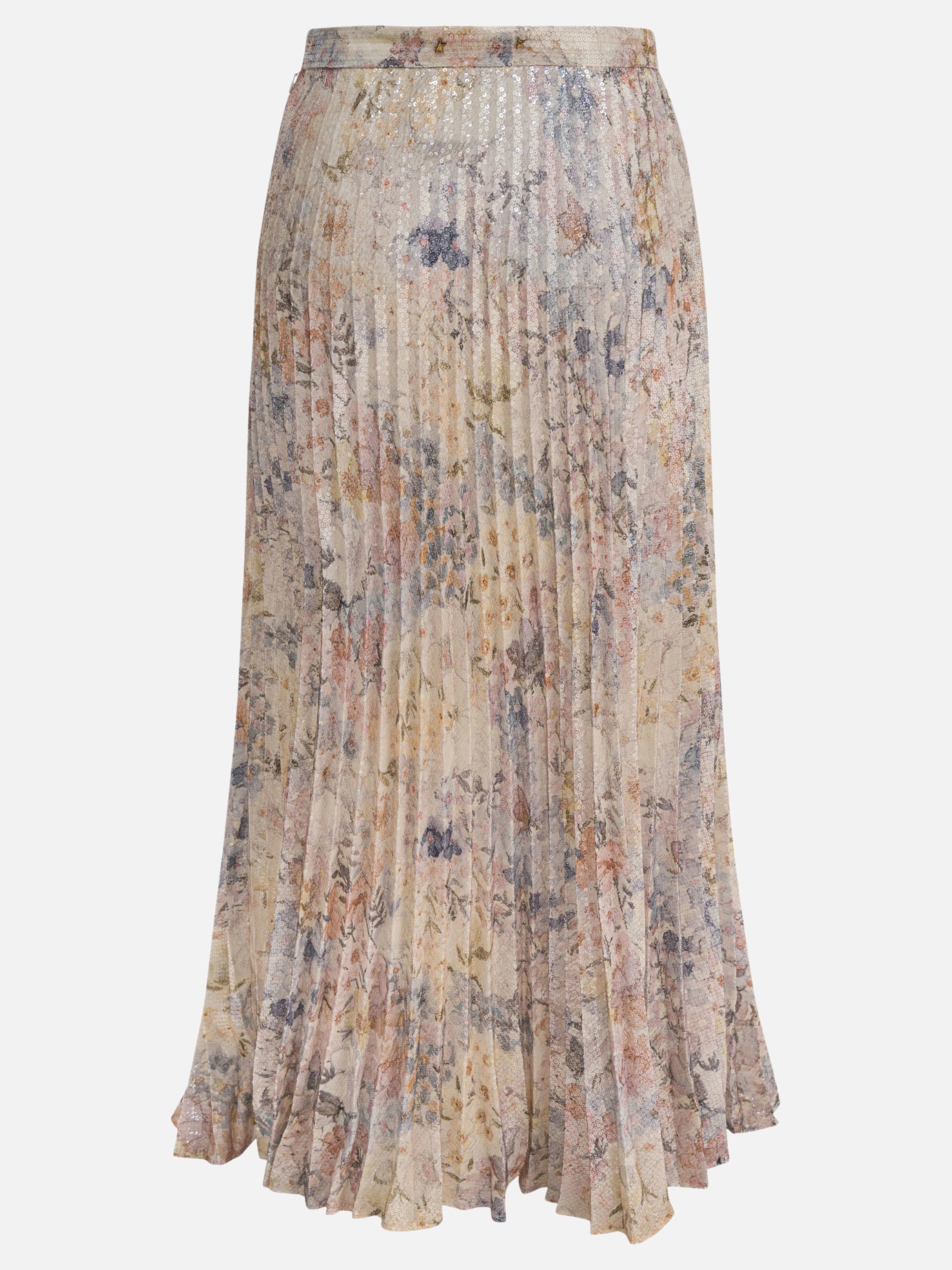 Long skirts Floral  Beige - Golden Goose Women | PDP | VIETTI Online Store | thumbnail_2