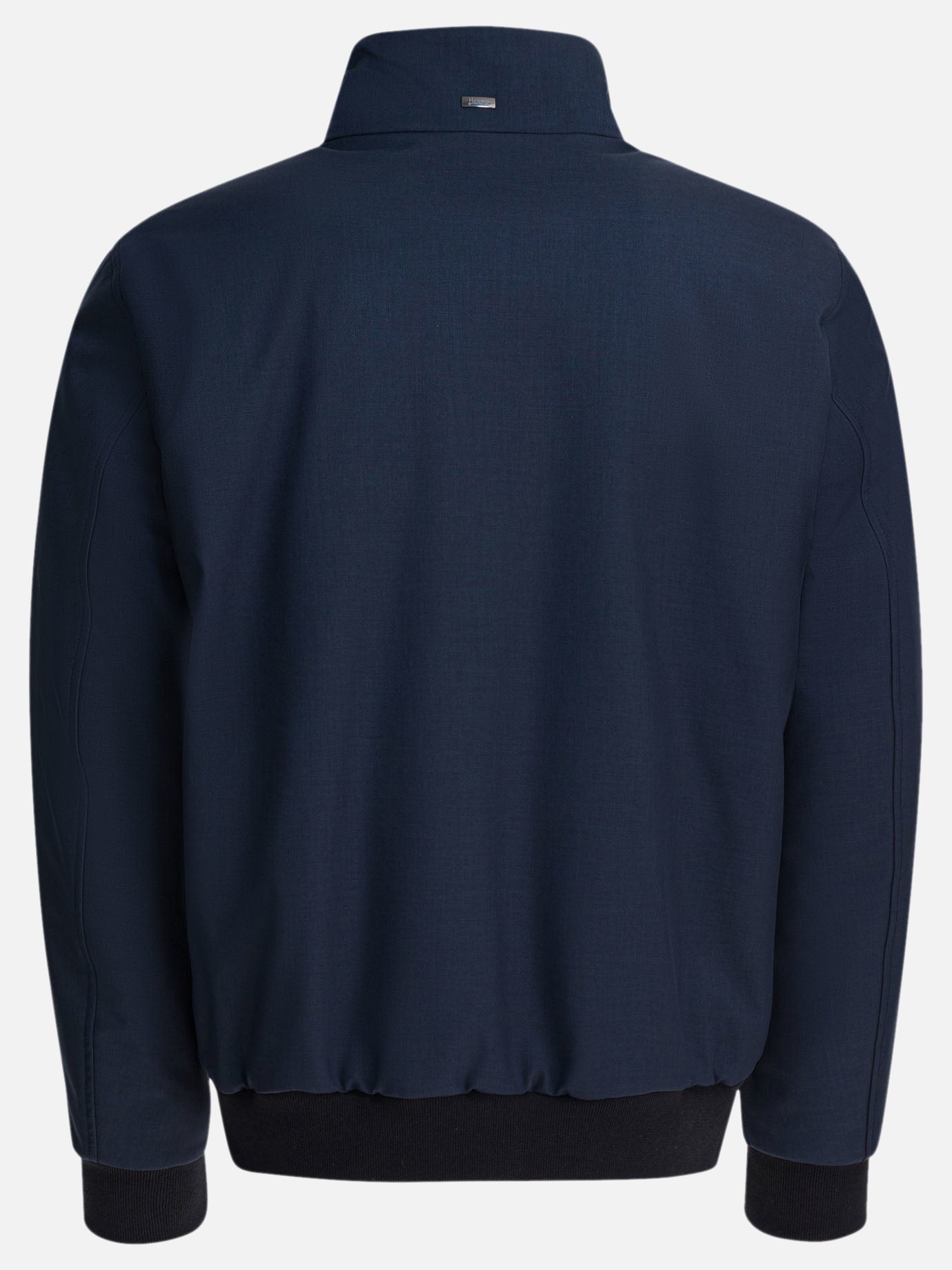 Bomber jackets Solid colour  Blue - Herno Men | PDP | VIETTI Online Store | Zoom-Modal_2
