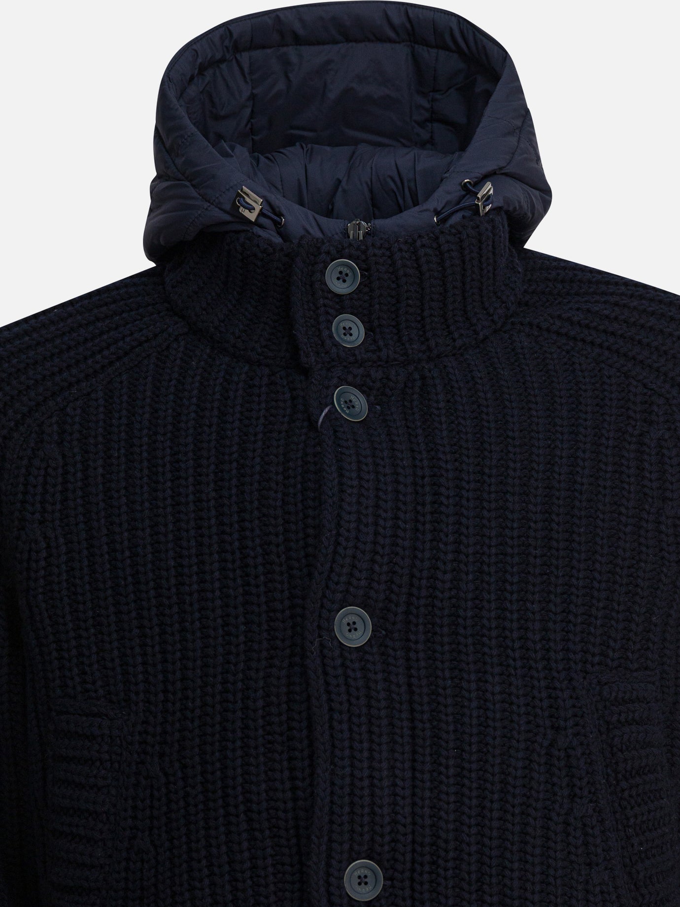 Short coats Solid colour  Blue - Herno Men | PDP | VIETTI Online Store | Zoom-Modal_3
