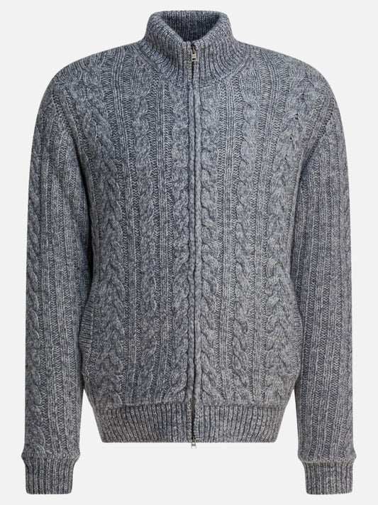 Cardigans Textured knit  Grey - Herno Men | PLP | VIETTI Online Store 
