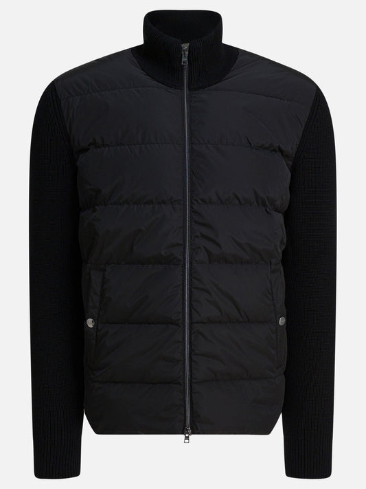 Down jackets Solid colour  Black - Herno Men | PLP | VIETTI Online Store 
