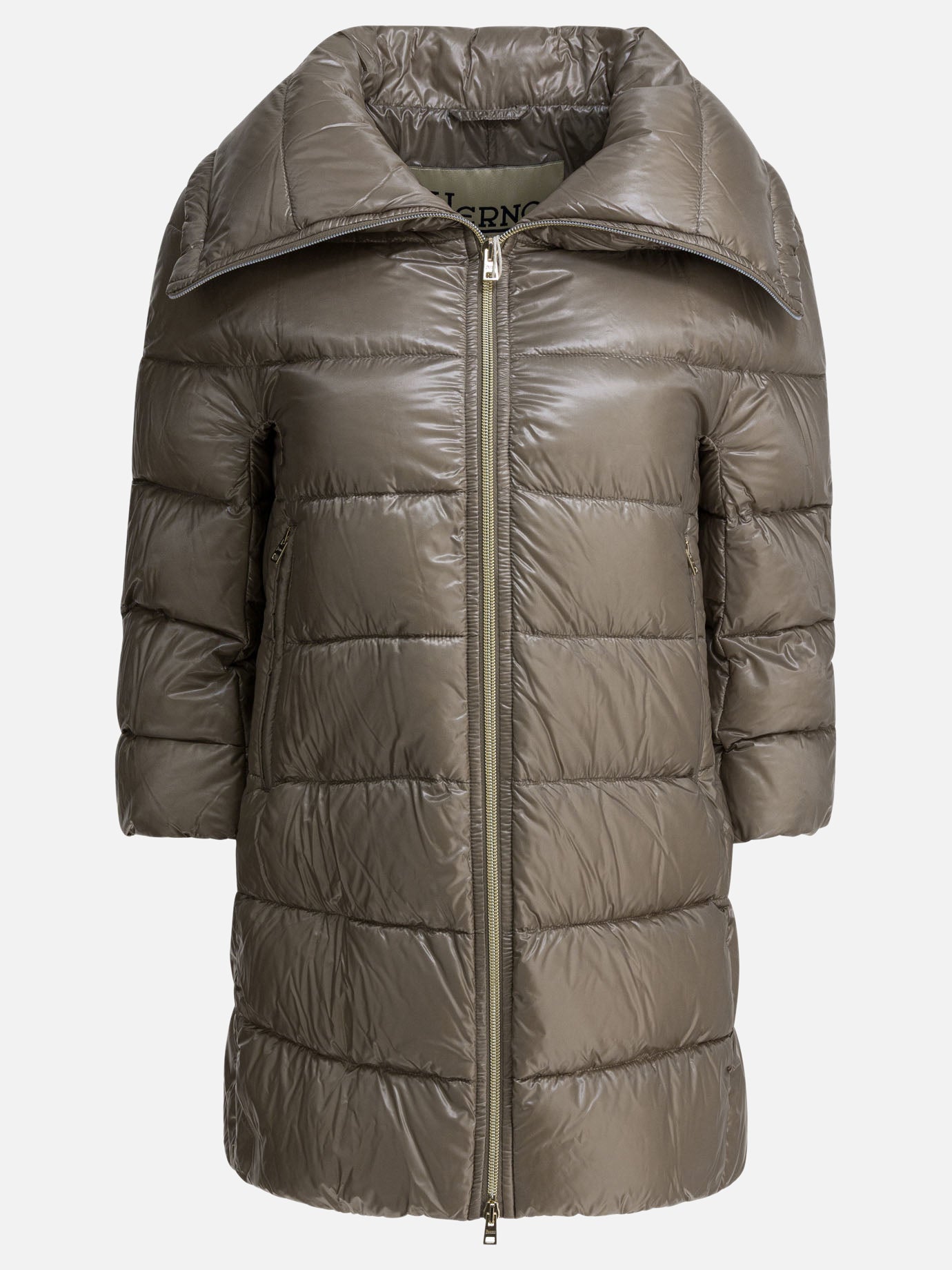 Down coats Solid colour  Brown - Herno Women | PDP | VIETTI Online Store | Zoom-Modal
