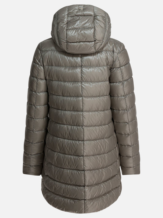 Down coats Solid colour  Grey - Herno Women | PLP | VIETTI Online Store | 2
