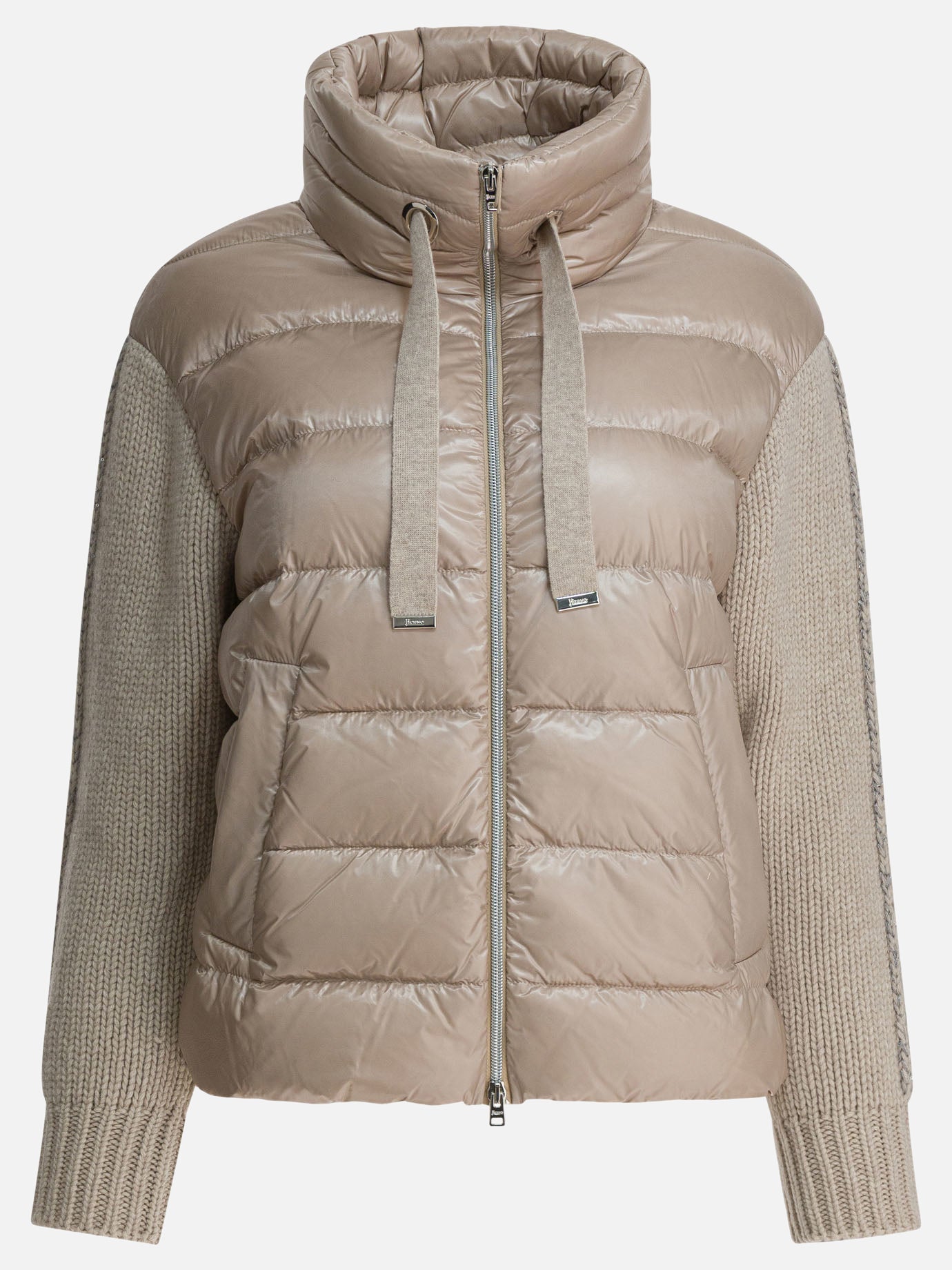 Down jackets Solid colour  Beige - Herno Women | PDP | VIETTI Online Store | thumbnail