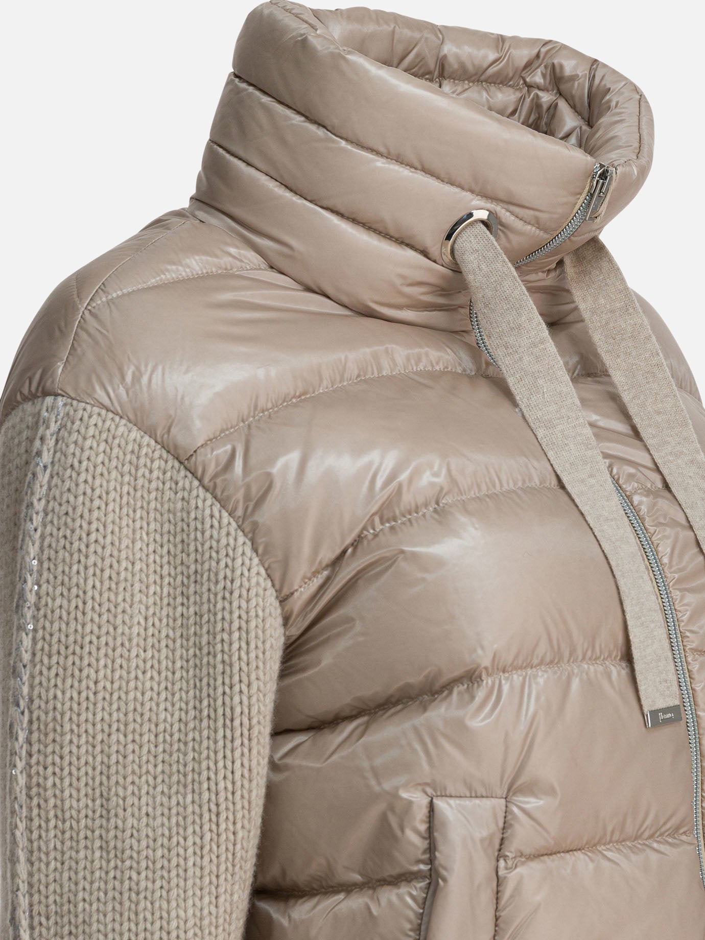 Down jackets Solid colour  Beige - Herno Women | PDP | VIETTI Online Store | thumbnail_4