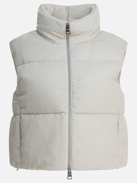 Vest jackets Solid colour  Beige - Herno Women | PLP | VIETTI Online Store 
