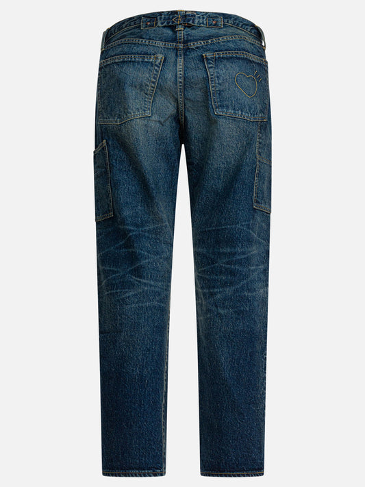 Straight-leg jeans Solid colour  Blue - Human Made Men | PLP | VIETTI Online Store | 2
