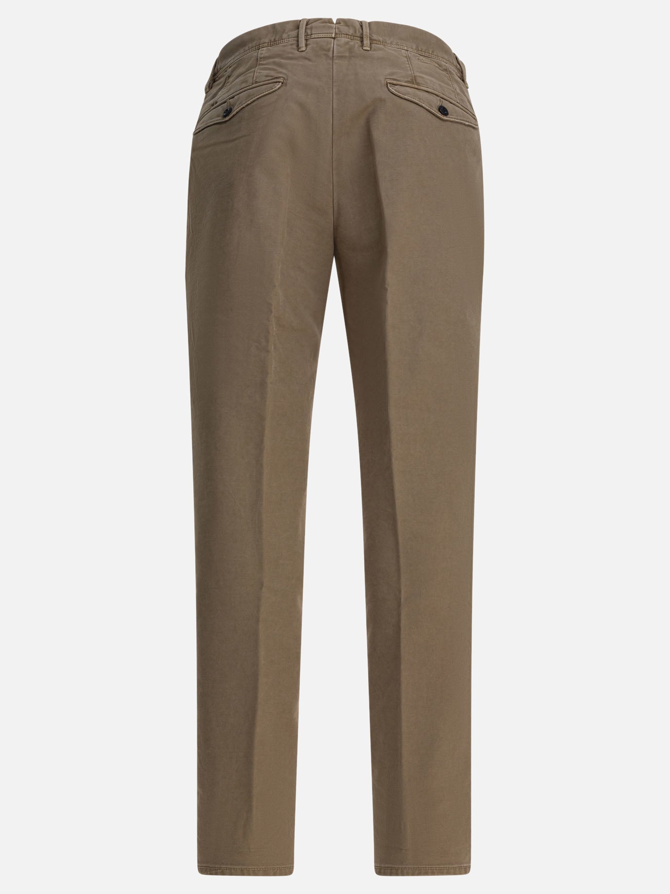 Leisure trousers Solid colour  Beige - Incotex Slacks Men | PDP | VIETTI Online Store | thumbnail_2