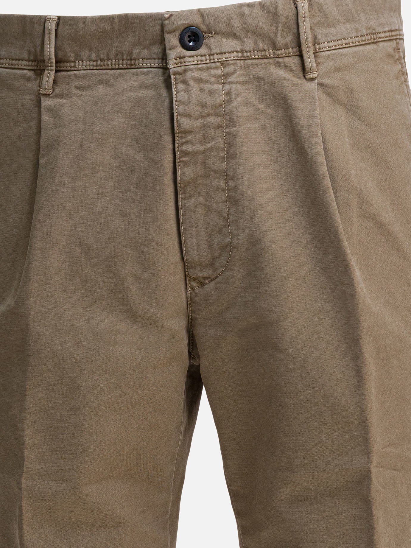 Leisure trousers Solid colour  Beige - Incotex Slacks Men | PDP | VIETTI Online Store | Zoom-Modal_3
