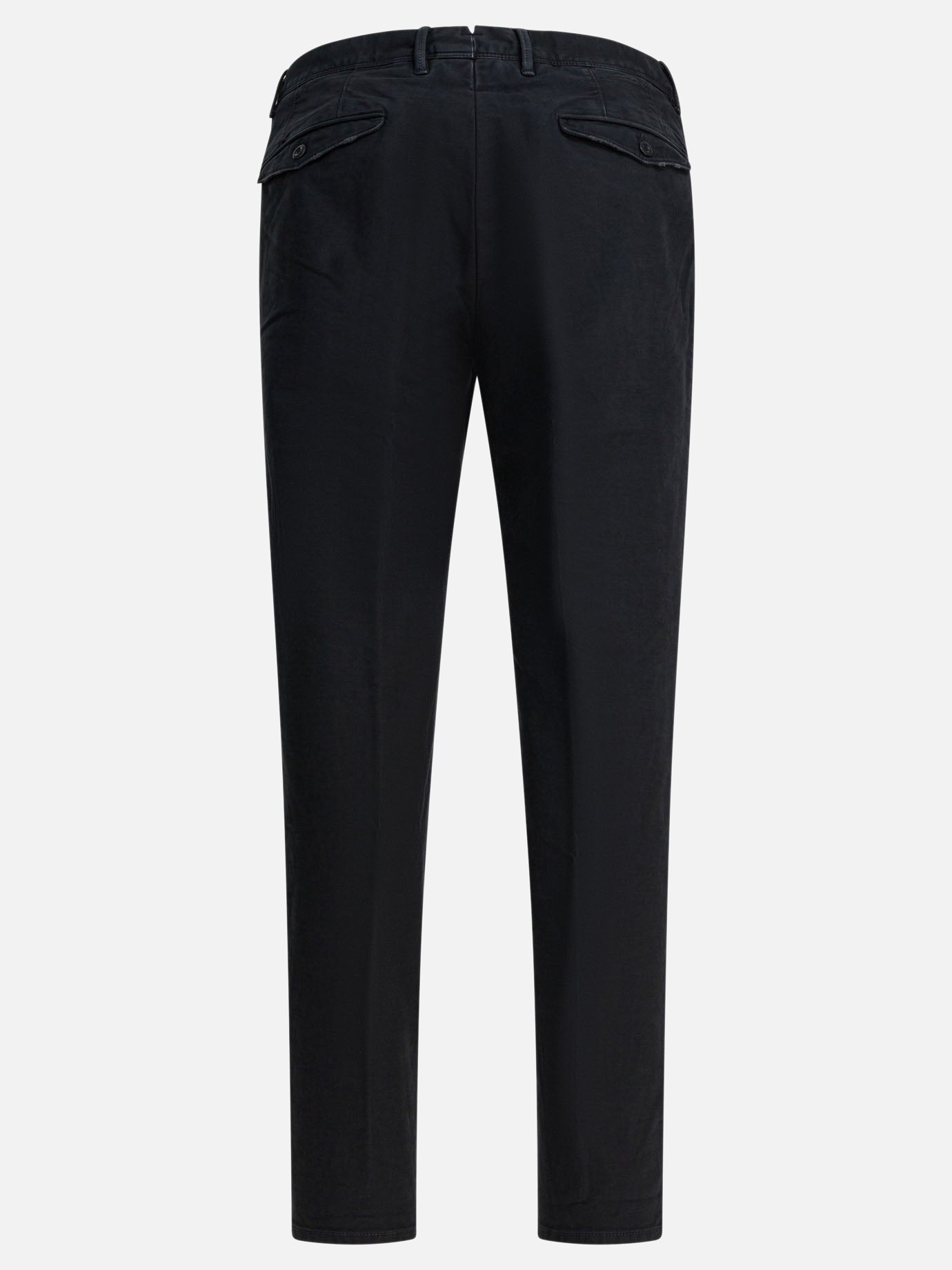 Leisure trousers Solid colour  Black - Incotex Slacks Men | PDP | VIETTI Online Store | thumbnail_2