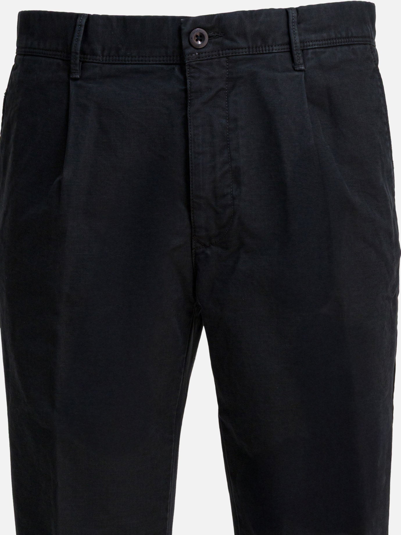 Leisure trousers Solid colour  Black - Incotex Slacks Men | PDP | VIETTI Online Store | thumbnail_3