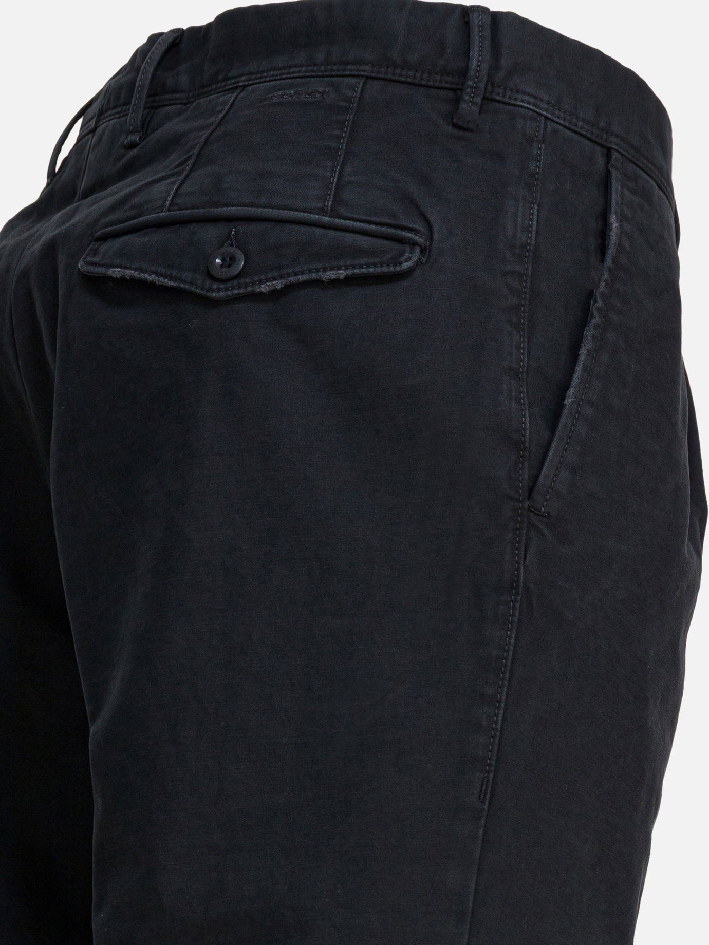 Leisure trousers Solid colour  Black - Incotex Slacks Men | PDP | VIETTI Online Store | Zoom-Modal_4
