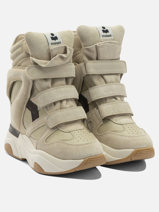 High top sneakers 100% cow leather - 100% rubber  Beige - Isabel Marant Women | PLP | VIETTI Online Store | 2
