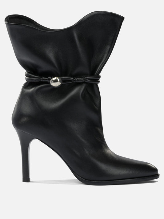 Pull-on boots 100% lamb leather - 100% leather  Black - Isabel Marant Women | PDP | VIETTI Online Store 
