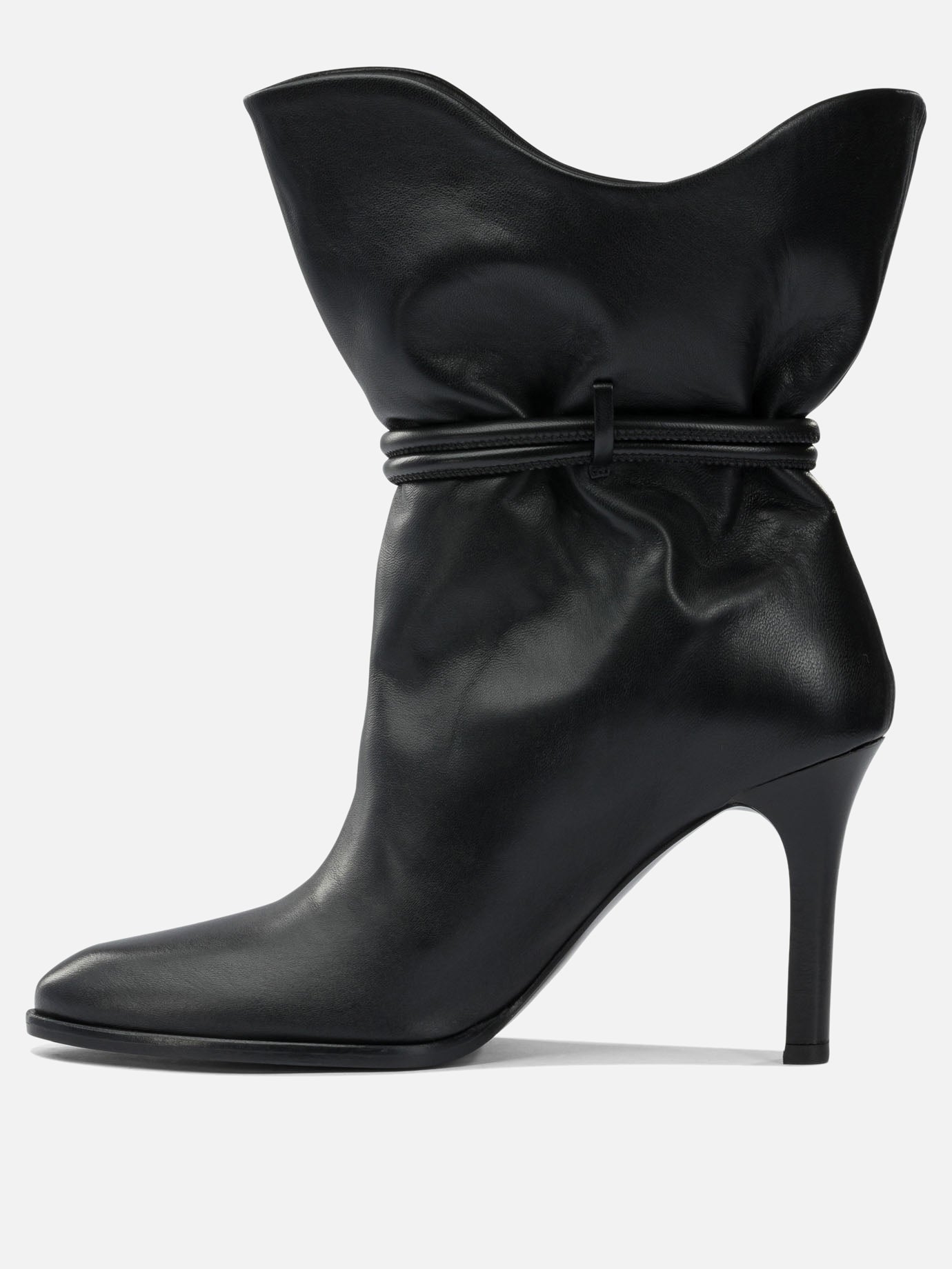 Pull-on boots 100% lamb leather - 100% leather  Black - Isabel Marant Women | PDP | VIETTI Online Store | thumbnail_3