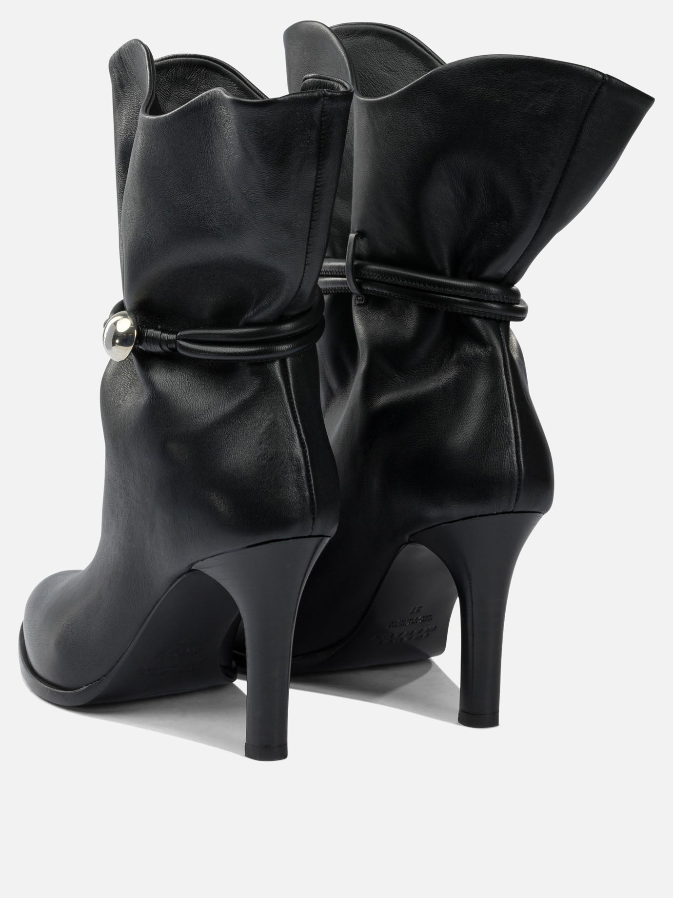 Pull-on boots 100% lamb leather - 100% leather  Black - Isabel Marant Women | PDP | VIETTI Online Store | thumbnail_4