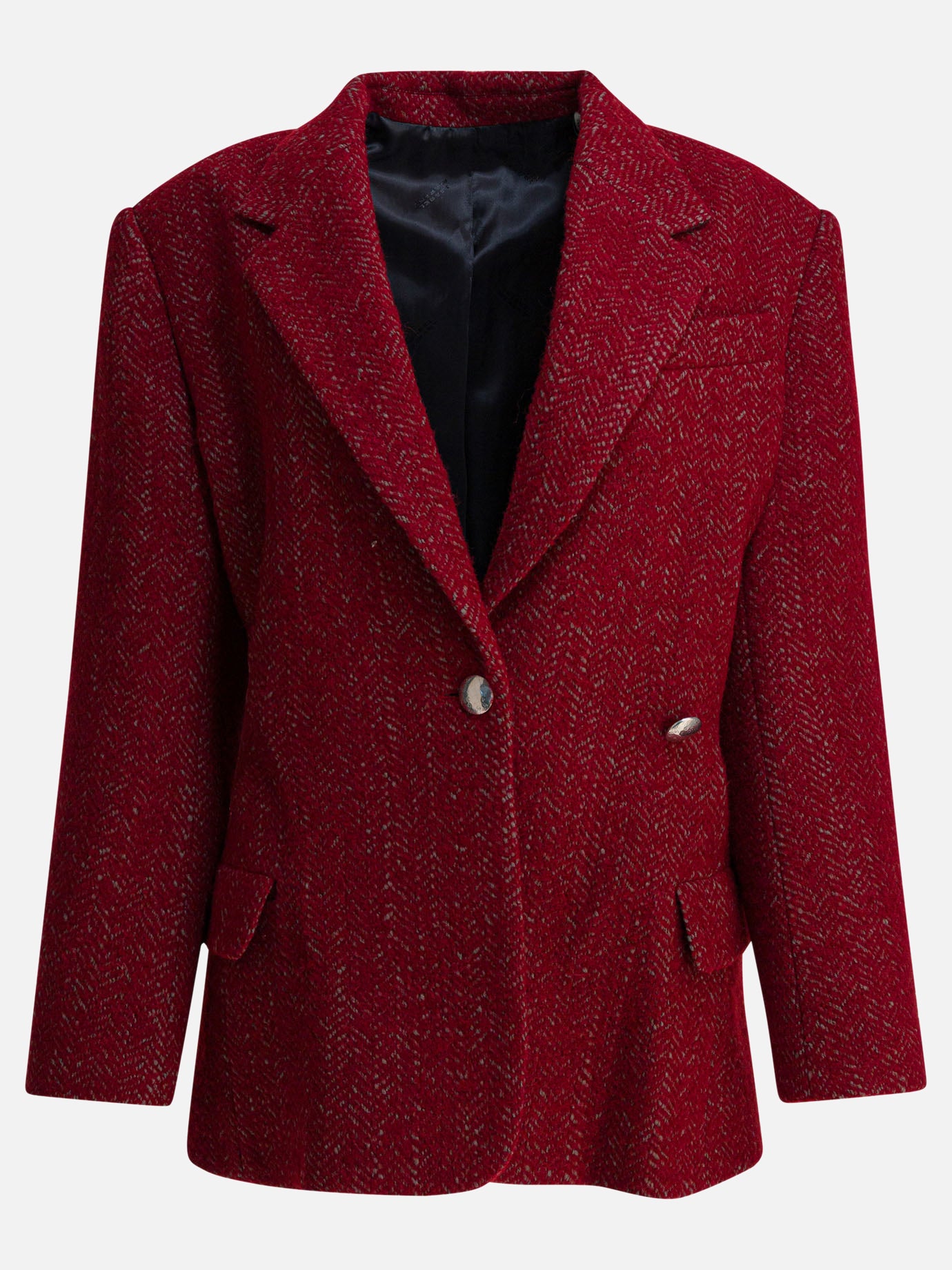 Short coats Solid colour  Red - Isabel Marant Women | PDP | VIETTI Online Store | Zoom-Modal
