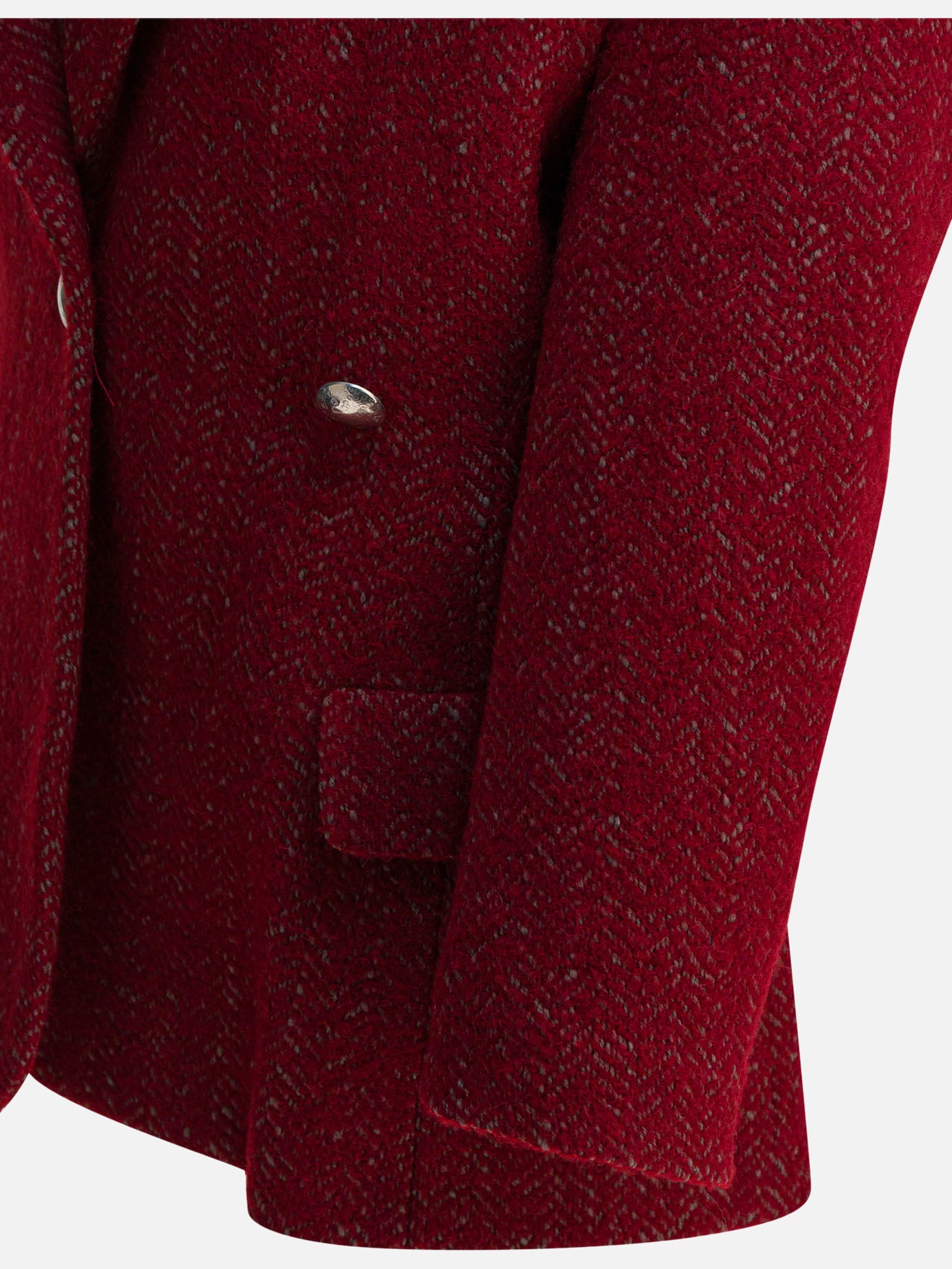Short coats Solid colour  Red - Isabel Marant Women | PDP | VIETTI Online Store | thumbnail_4