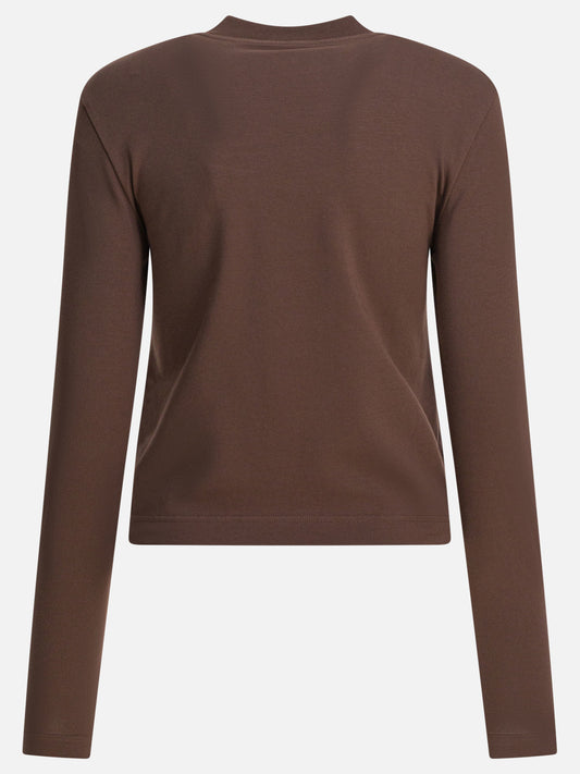 Crewneck t-shirts Logo  Brown - Jacquemus Women | PDP | VIETTI Online Store | 2
