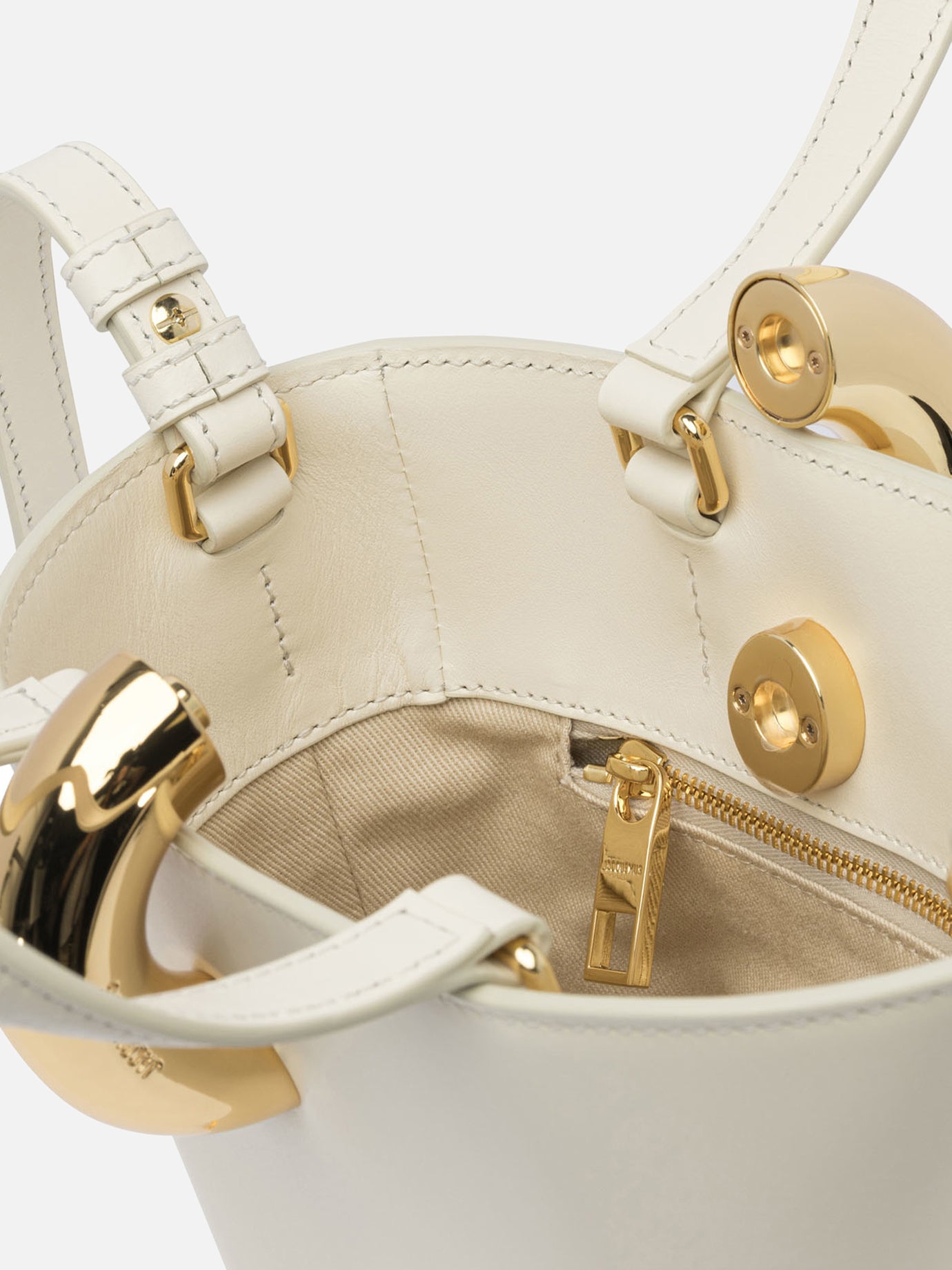 Small bags 100% cow leather  White - Jacquemus Women | PDP | VIETTI Online Store | Zoom-Modal_5
