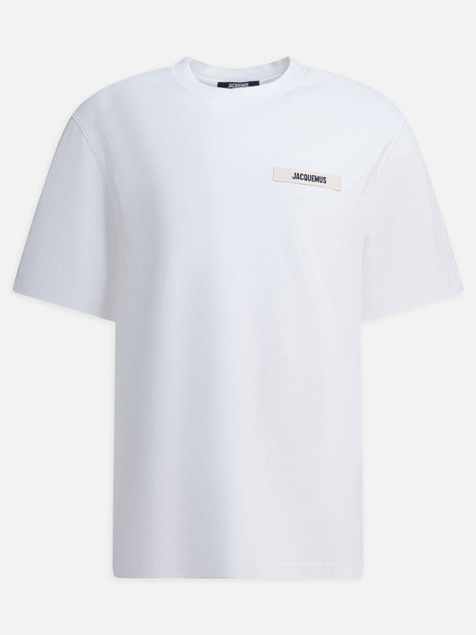 Crewneck t-shirts Logo  White - Jacquemus Men | PDP | VIETTI Online Store 
