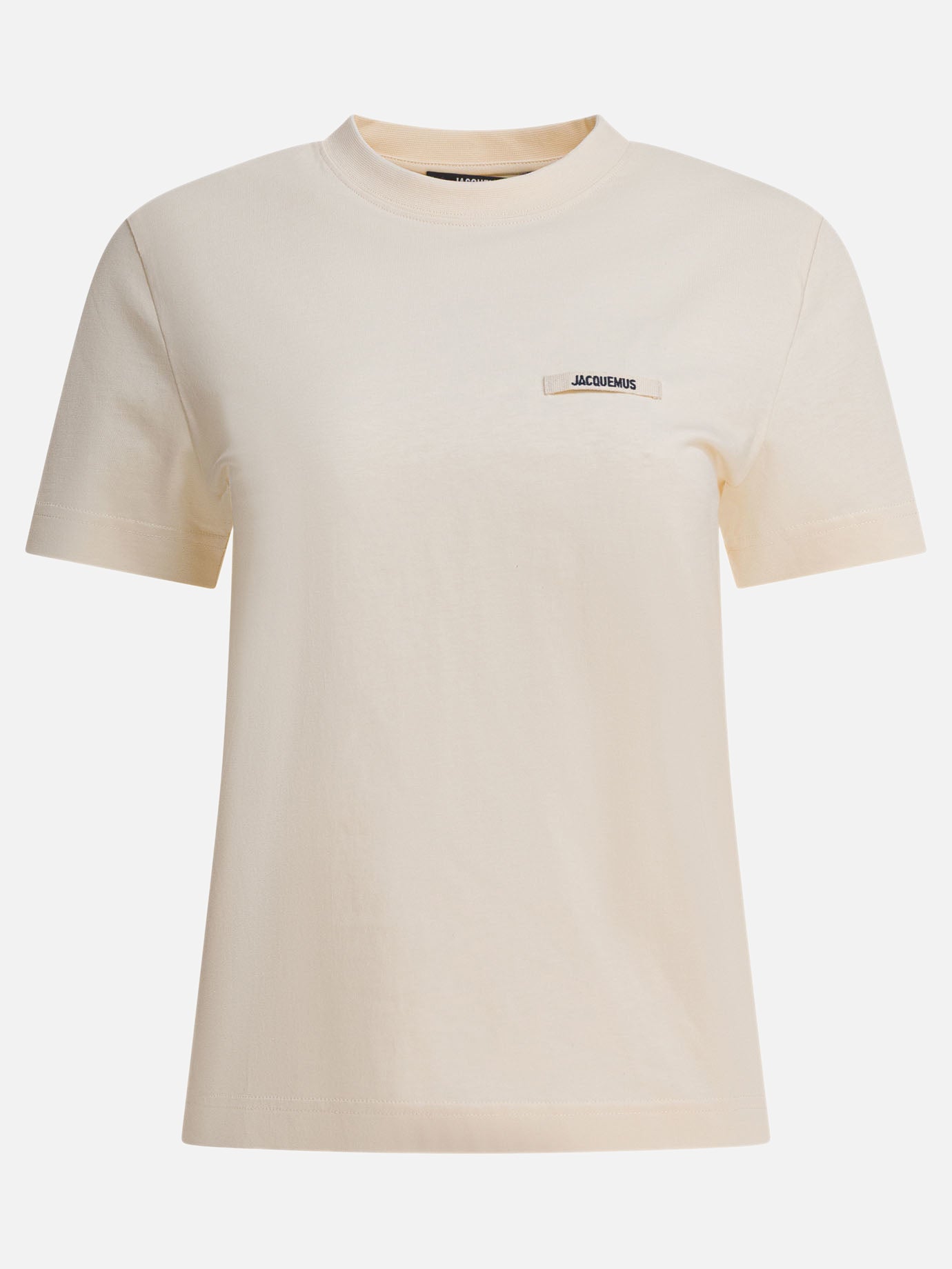 Crewneck t-shirts Logo  Beige - Jacquemus Women | PDP | VIETTI Online Store | thumbnail