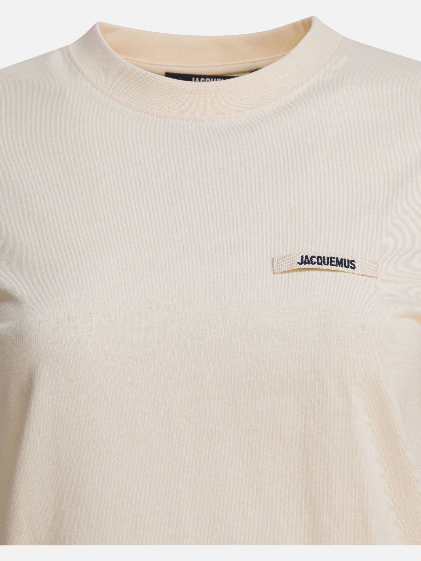 Crewneck t-shirts Logo  Beige - Jacquemus Women | PDP | VIETTI Online Store | thumbnail_3